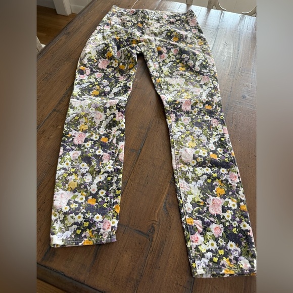 Madewell Sungarden skinny skinny ankle woman’s jeans Size 25. Floral print. - Picture 2 of 7